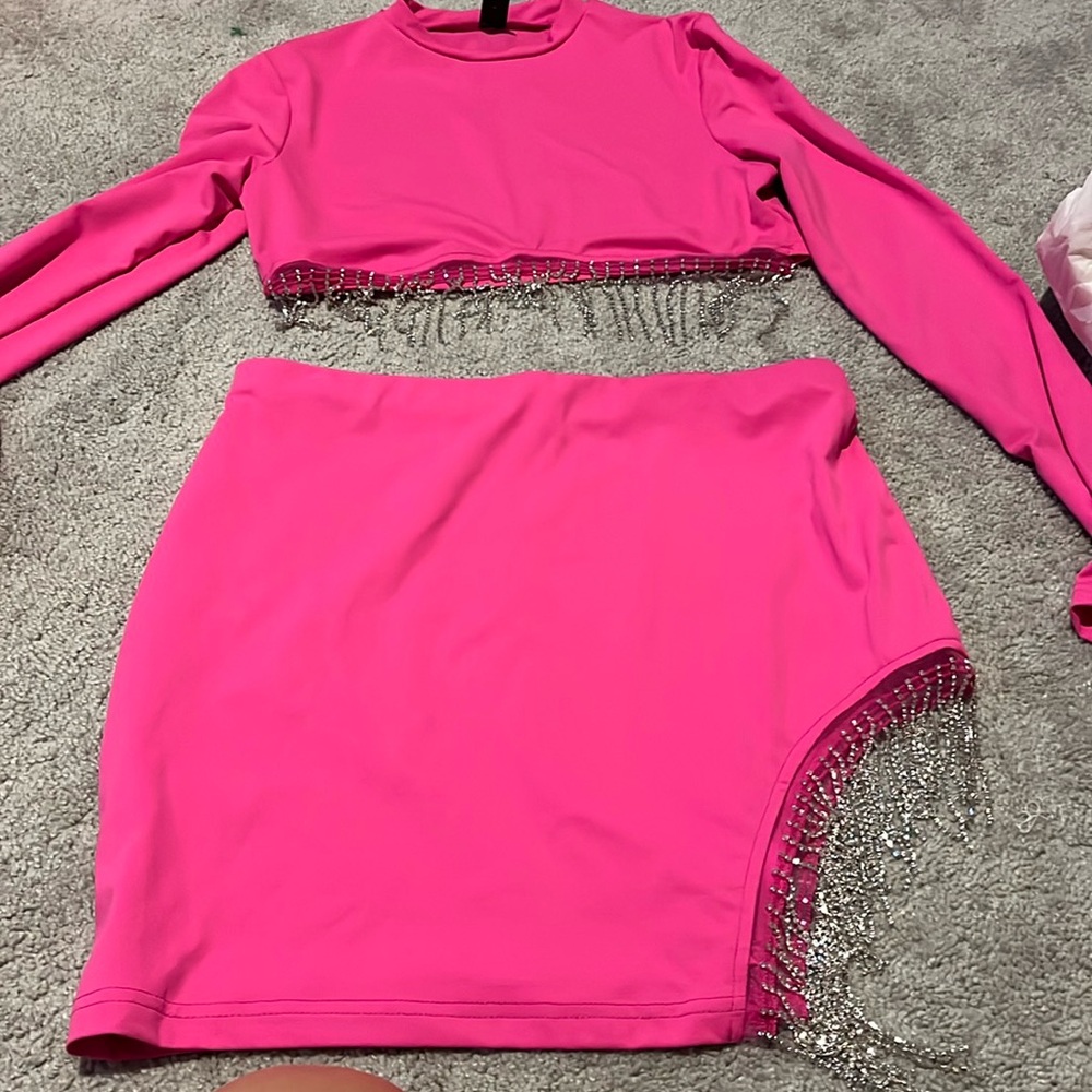 SHEIN pink outfit